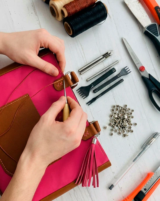 Tote bag de cuero artesanal — Tanten Moda