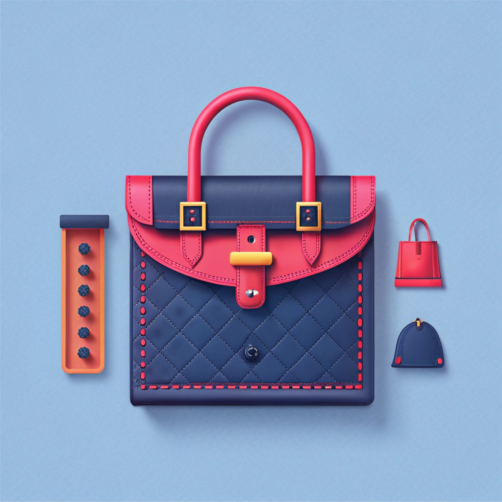 Molde y patrón dibujado a mano para hacer carteras de cuero